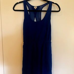 Blue Silk Wilfred dress